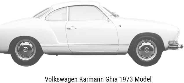 Volkswagen Karmann Ghia 1973 Model